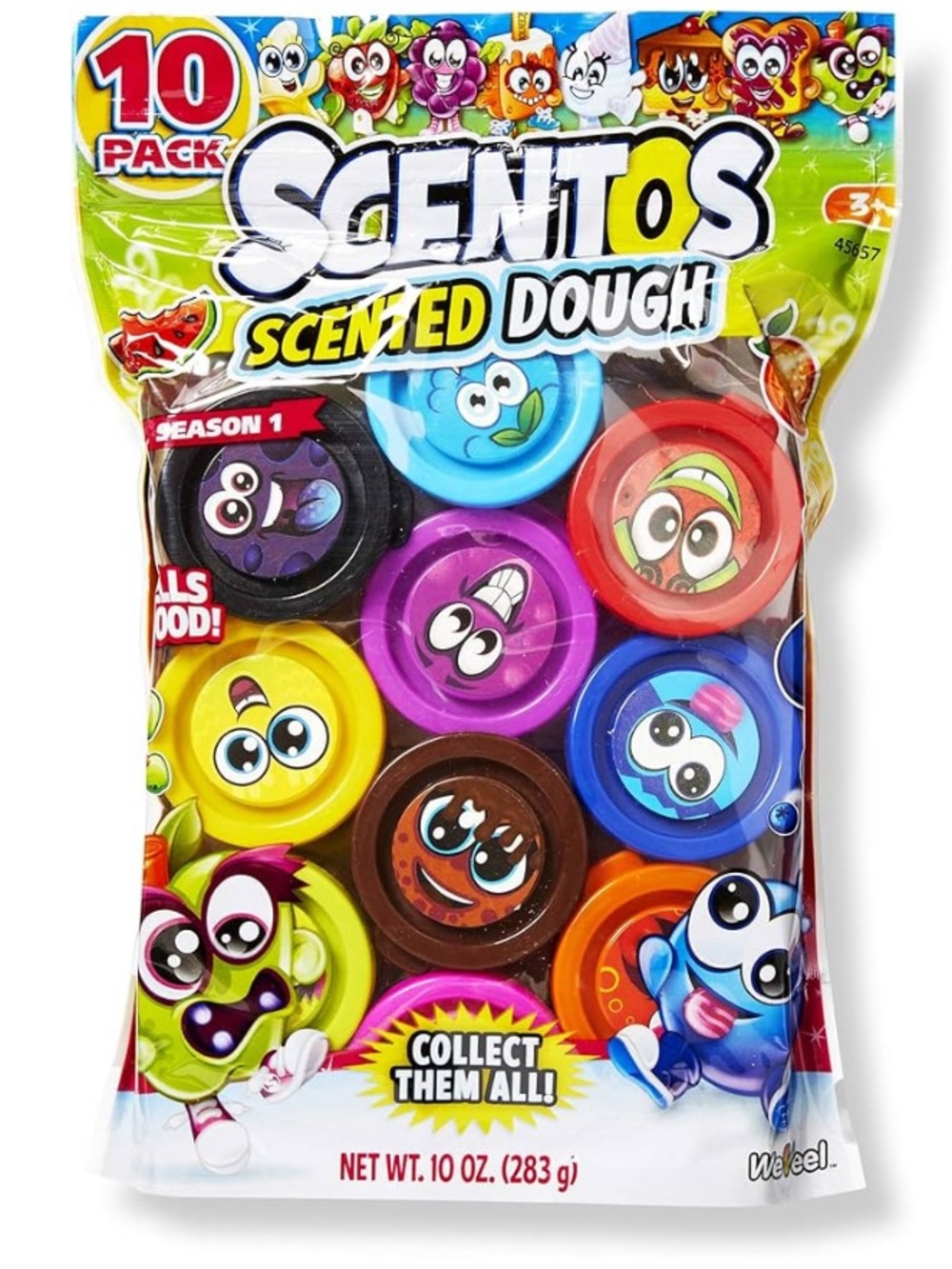 Scented Dough 10-Pack - Multi Color Creative Playset